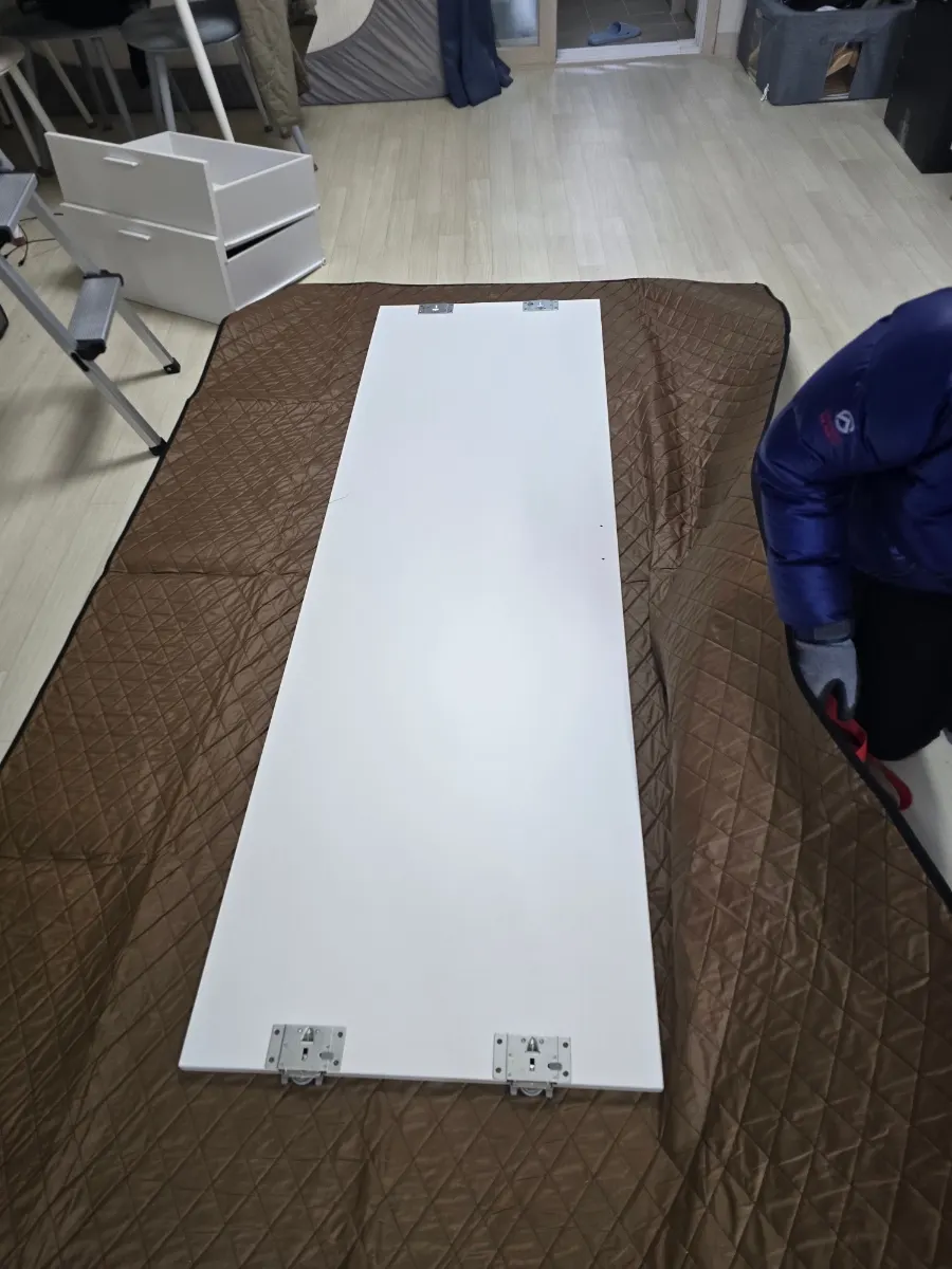 아산 배방읍 슬라이딩 옷장 1200 + 수납장 600 이전설치 — 입주 전, 2026년 2월 사례 — 현장 사진 3