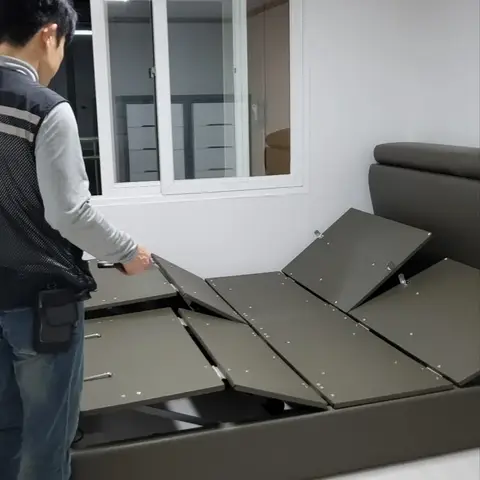 아산 배방 → 천안 쌍용동 모션베드 슈퍼싱글 2개 이전설치 — 2025년 4월 사례