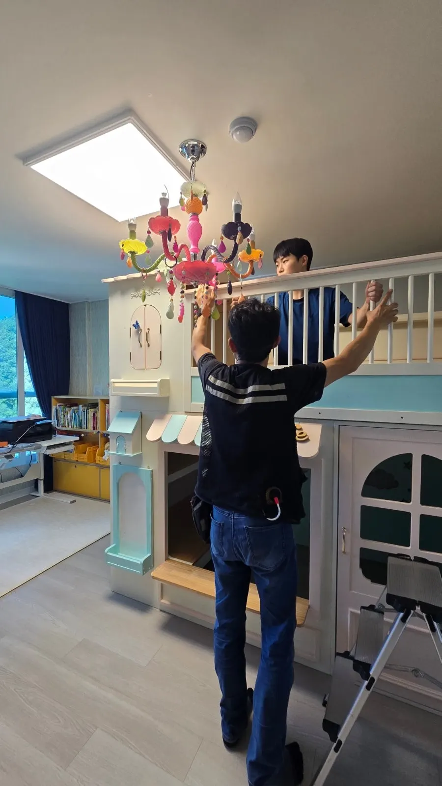 대전 도룡동 카페형 2층 벙커침대 이전설치 — 1년 만에 다시, 2026년 9월 사례 — 현장 사진 3