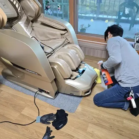 홍성 바디프랜드 파라오 안마의자 이전설치 — 복층에서 금당리 부모님 댁으로, 2026년 5월 사례