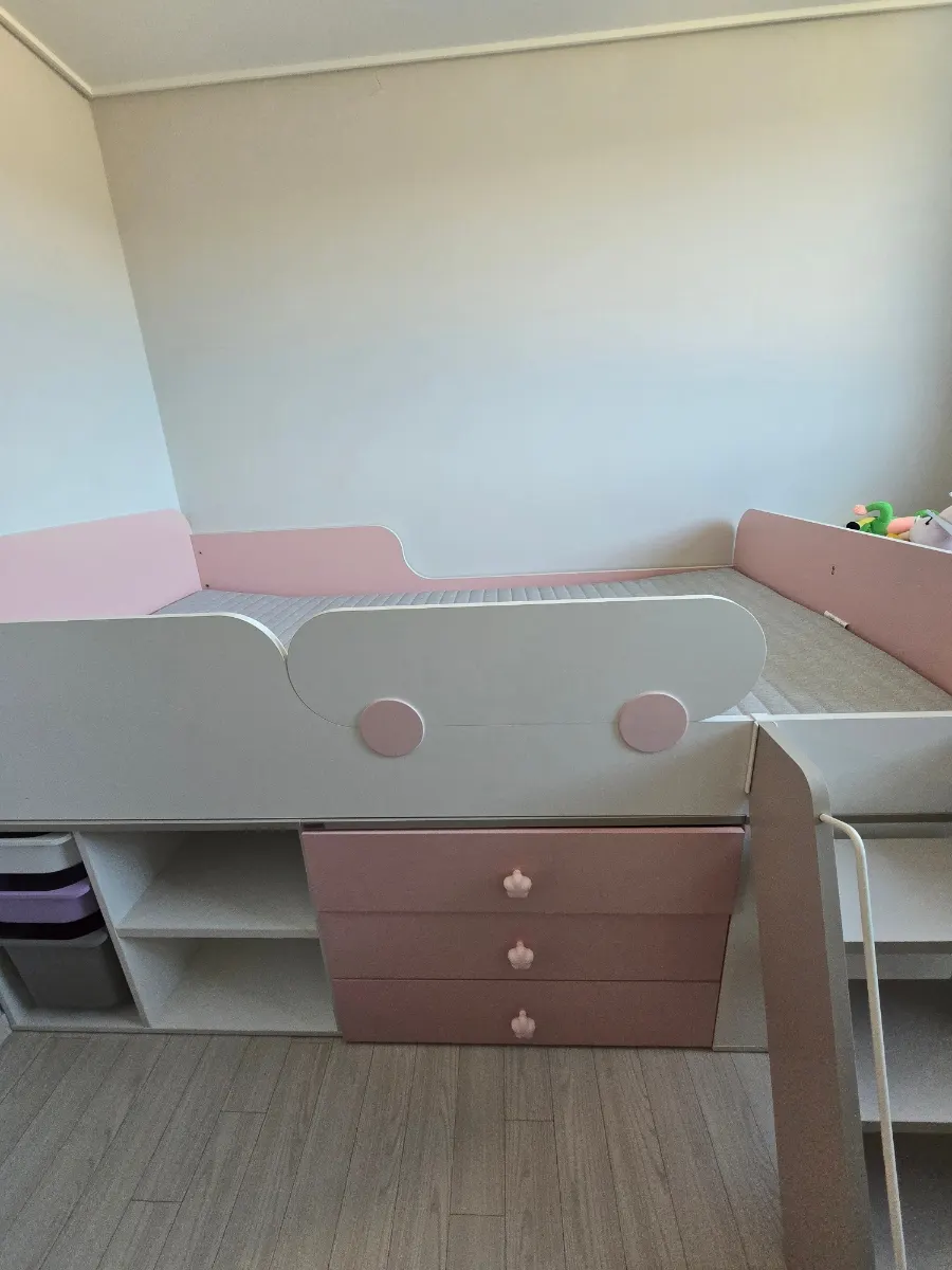 유성·계룡 → 논산 리바트 낮은 벙커침대·일룸 책상 세트 이전설치 — 2025년 8월 사례 — 현장 사진 2