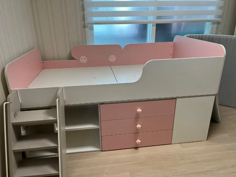 유성·계룡 → 논산 리바트 낮은 벙커침대·일룸 책상 세트 이전설치 — 2025년 8월 사례 — 현장 사진 3