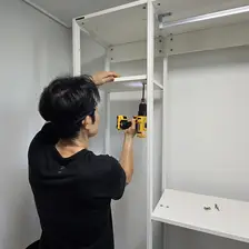 옷봉·선반 설치