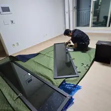 문 간격 조정