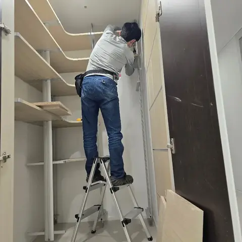 세종 종촌동 드레스룸·팬트리 해체 후 재설치 — 인테리어 협력, 2025년 12월 사례