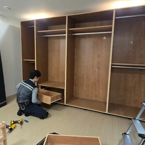 세종 다정동 한샘 키큰장 붙박이장 12자 이전설치 — 중고 구매, 2026년 3월 사례