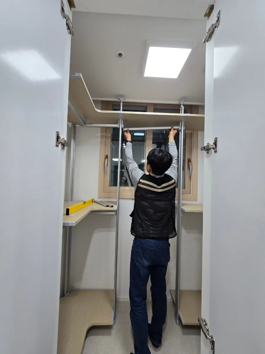 세종 가람동 시스템행거 재설치 — 인테리어 업체 협업, 2026년 1월 사례 — 현장 사진 2