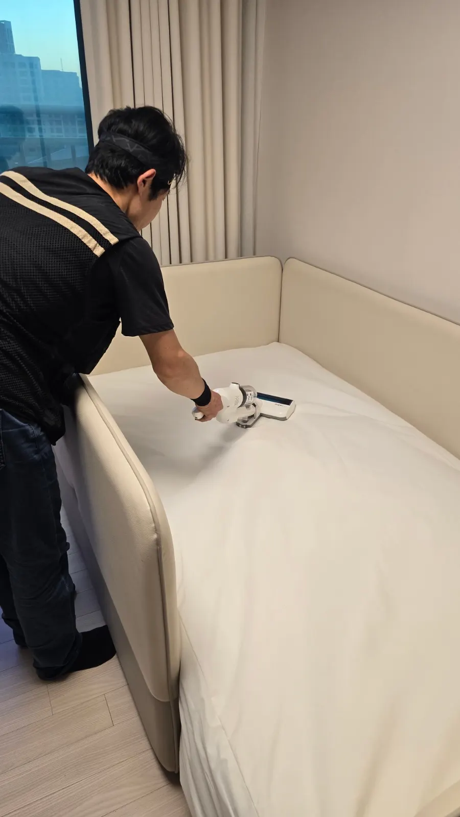 세종 어진동→해밀동 일룸 쿠시노 저상형 침대 이전설치 — 사면 가드, 2026년 5월 사례 — 현장 사진 3