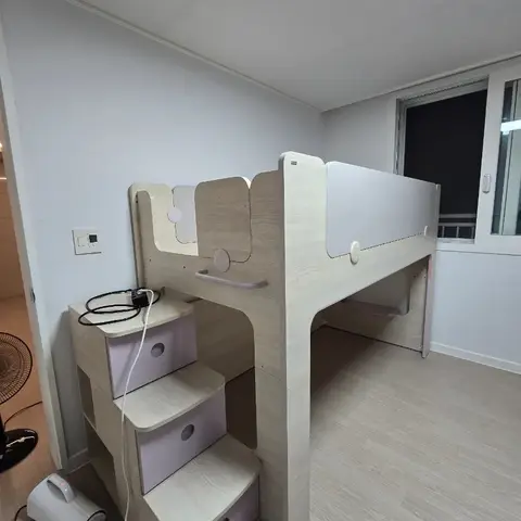 세종 반곡동→아름동 일룸 캐빈 벙커침대 이전설치 — 계단 방향 변경, 2025년 10월 사례