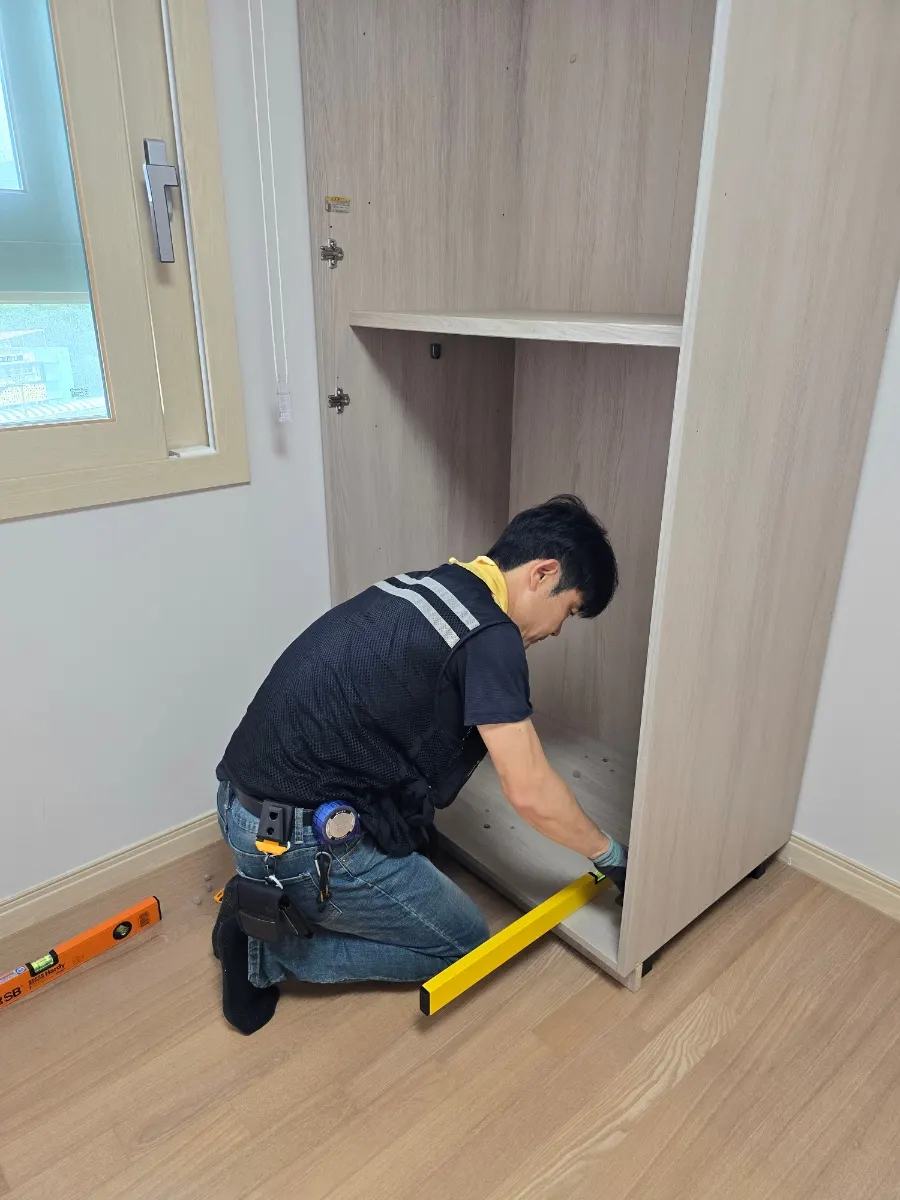 세종 방 교체 — 리바트 옷장·스타일러·한샘 저상형 침대 이동 — 2025년 6월 사례 — 현장 사진 2