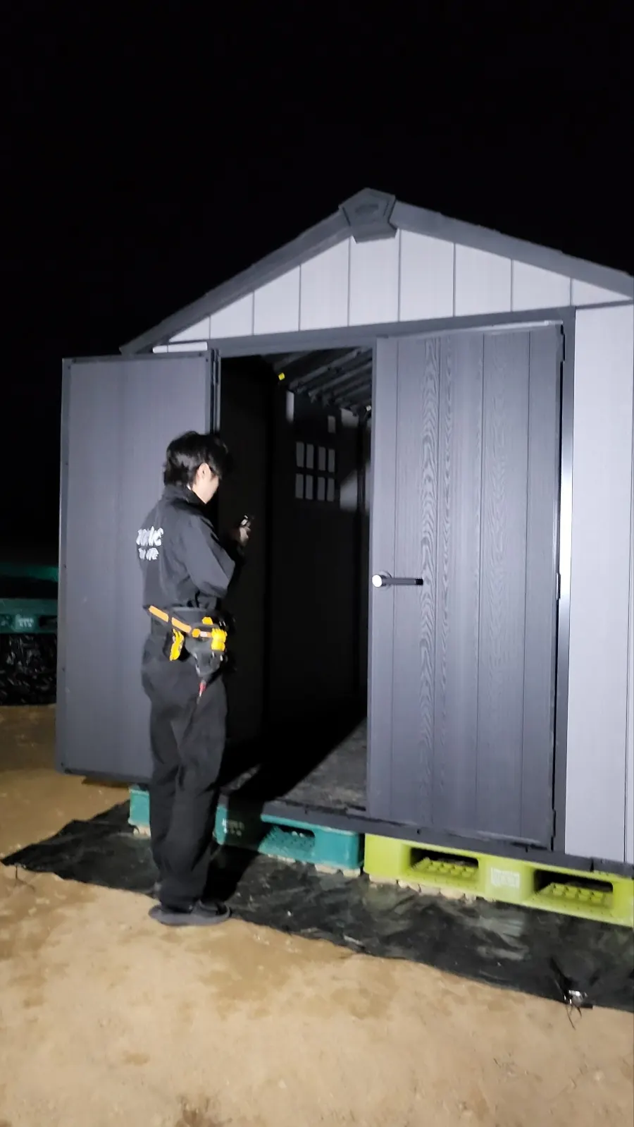 예산 전원주택 케터 오클랜드 7511 창고 조립 — 2025년 5월 사례 — 현장 사진 4